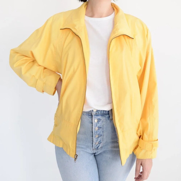 London Fog  Yellow Lightweight Jacket Size 9/10. Reg - Picture 1 of 15